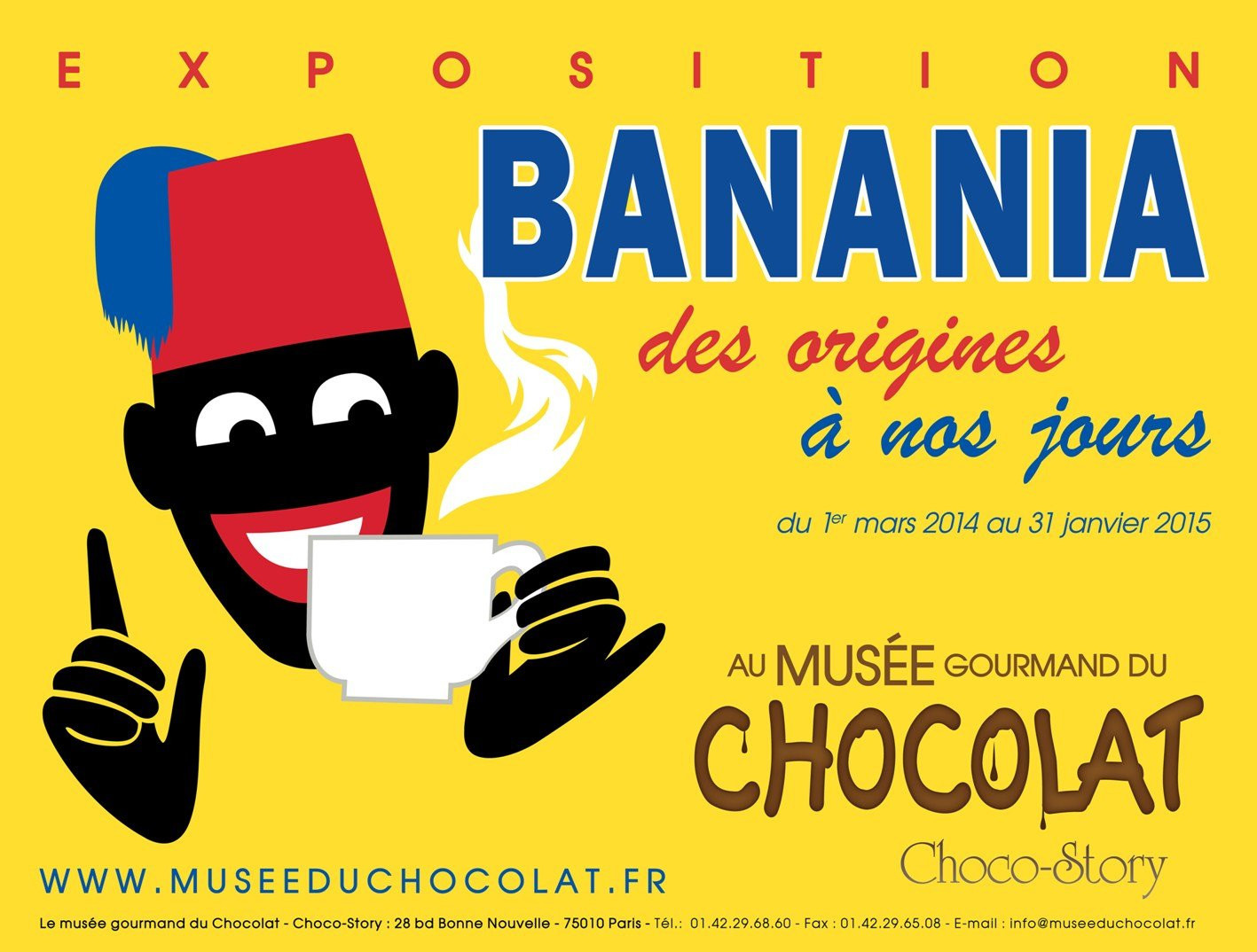 Exposition Banania au Musée du Chocolat 