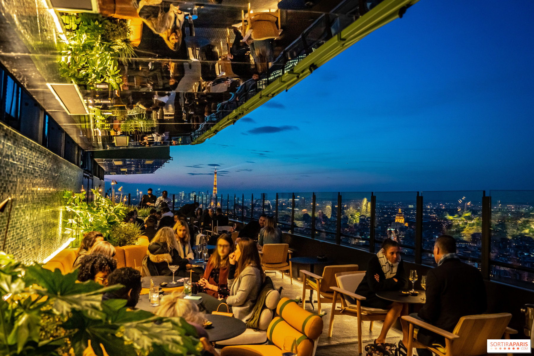 Skybar: Paris' highest open-air bar with unobstructed views on the Eiffel  Tower 