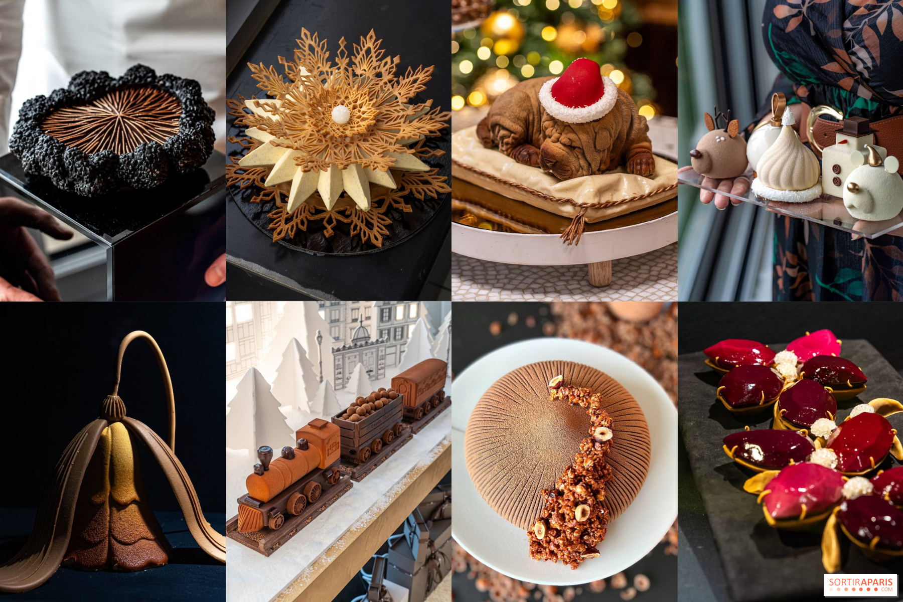 Les meilleures bûches de Noël au chocolat 2023 à Paris
