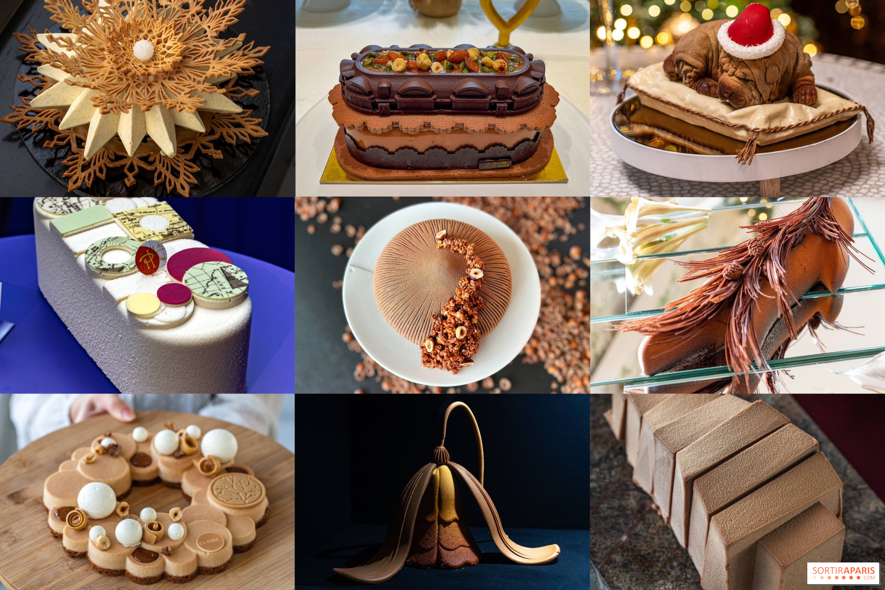 Christmas logs 2023 from bakeries and pastry shops in Paris: Our selection  of good addresses 
