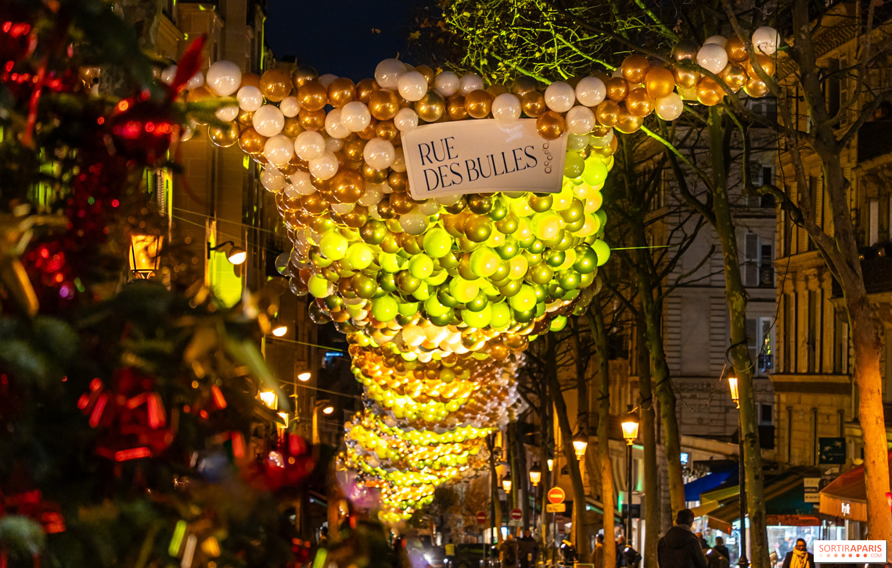 Rue des Bulles 2023 unveiled, magical illumination of the rue des Martyrs 