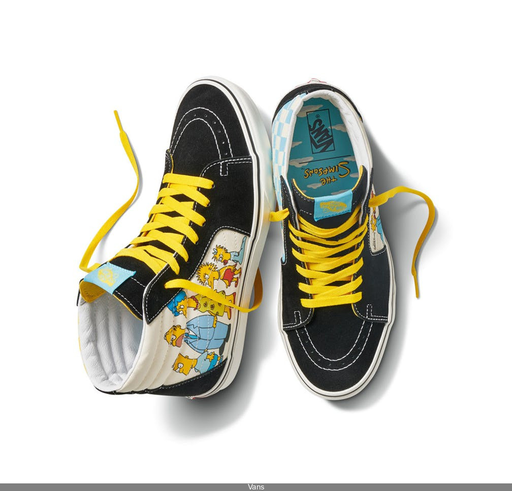 The Simpsons x Vans : nouvelle collection exclusive de chaussures