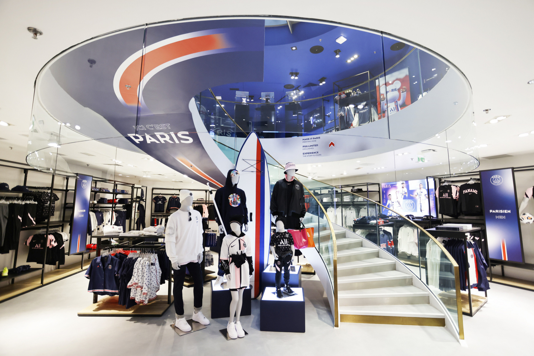 Paris Saint-Germain unveil brand new store on the Champs-Elysées