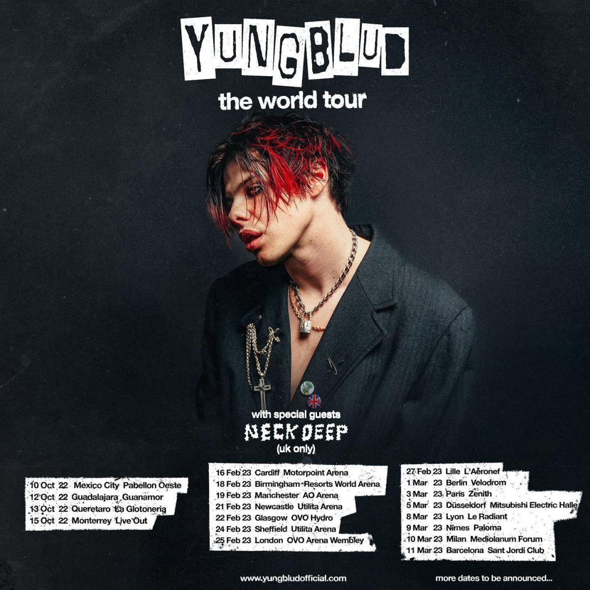Yungblud En Concert Au Z nith De Paris En Mars 2023 Sortiraparis