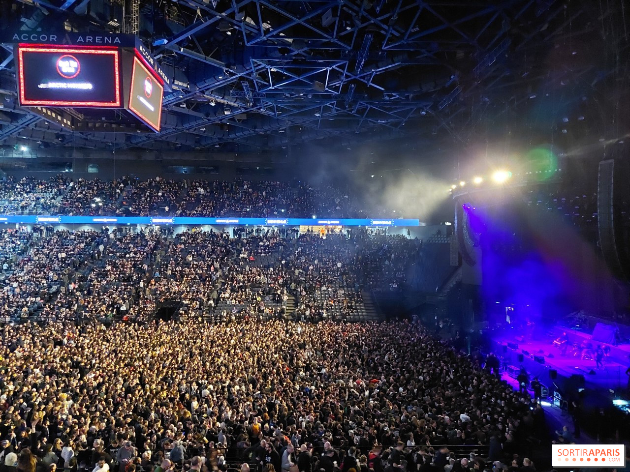 Eric Clapton en concert à l'Accor Arena de Paris en mai 2024