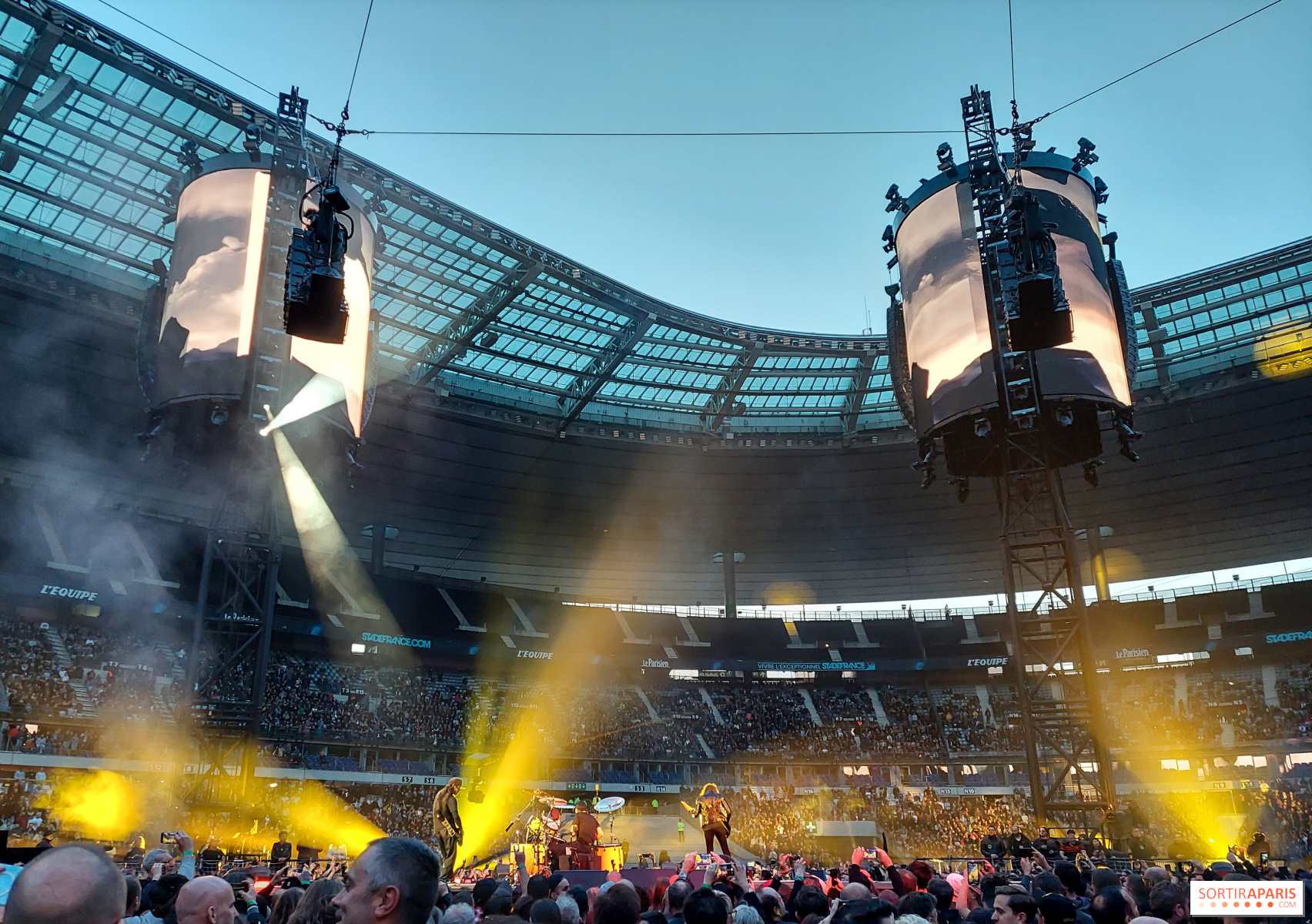 Metallica in concert at the Stade de France on May 17 we were there