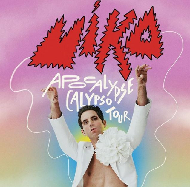 Mika in concert at the Accor Arena in Paris in March 2024