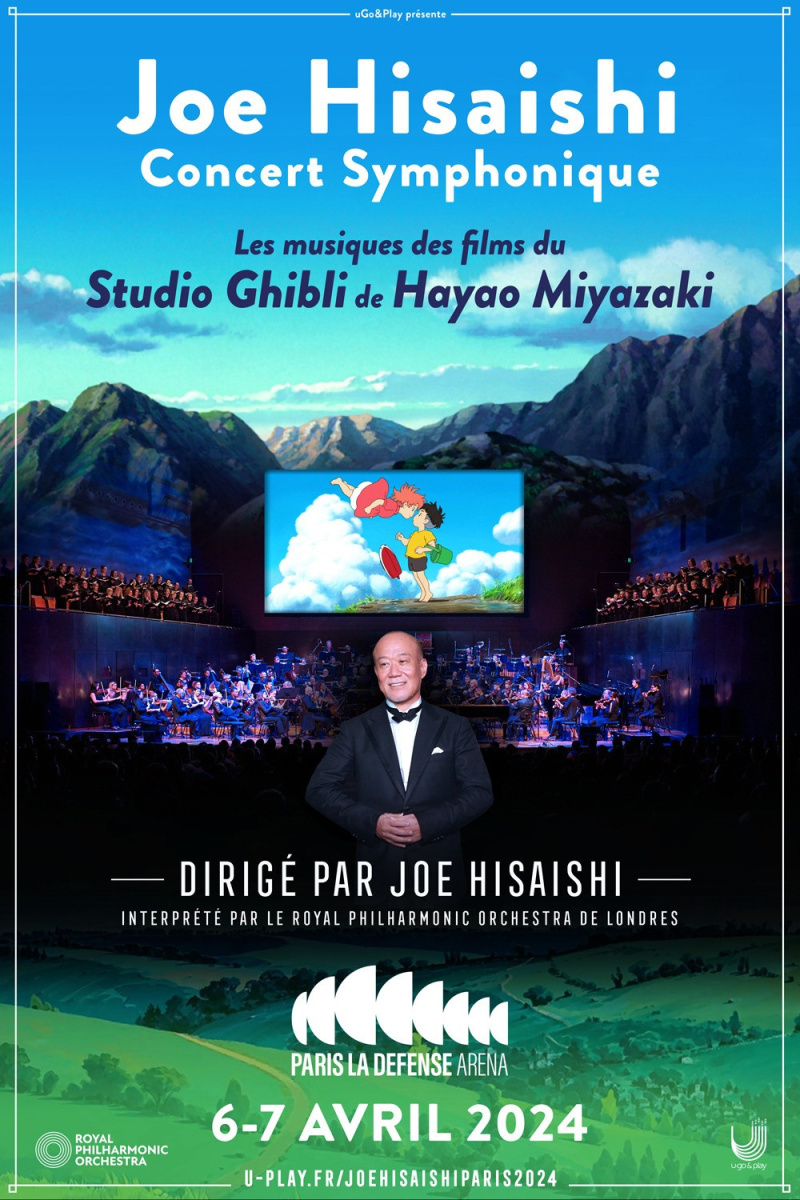 Joe Hisaishi en concert symphonique à Paris La Défense Arena en avril