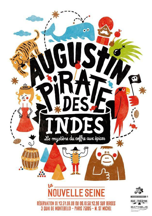 “Augustin, Pirate of the Indies”, a beautiful story for children on the New Seine River