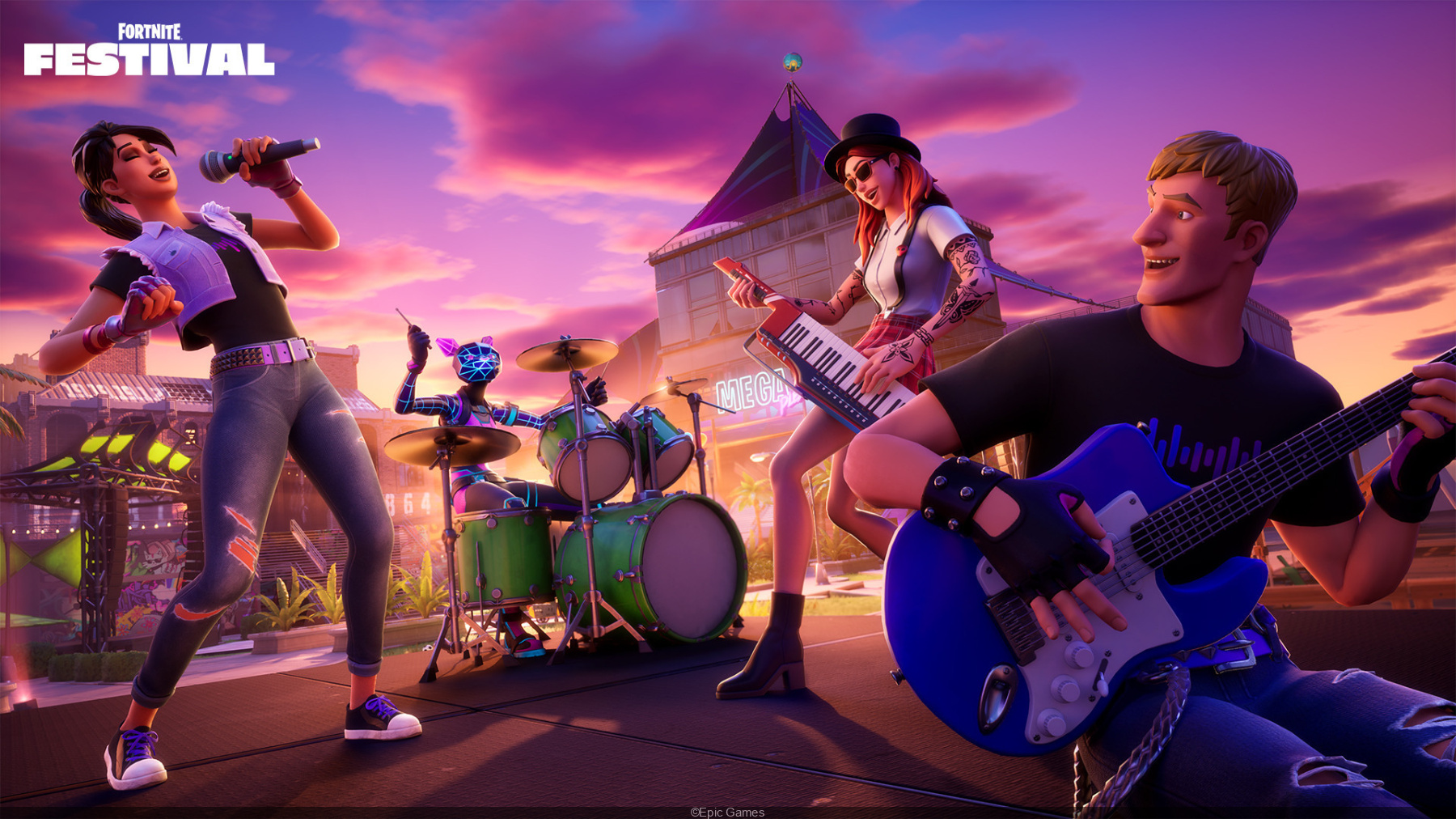 Fortnite Festival Rock Bandmodus nu beschikbaar