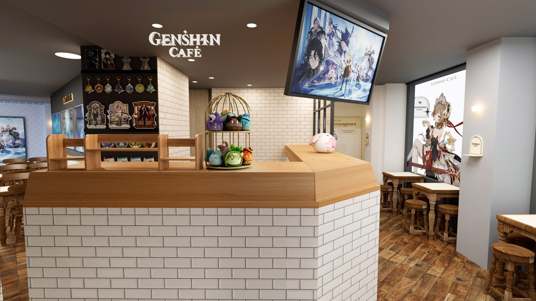 Genshin Café Paris : le premier café officiel Genshin Impact ouvre dans le quartier de la Bastille