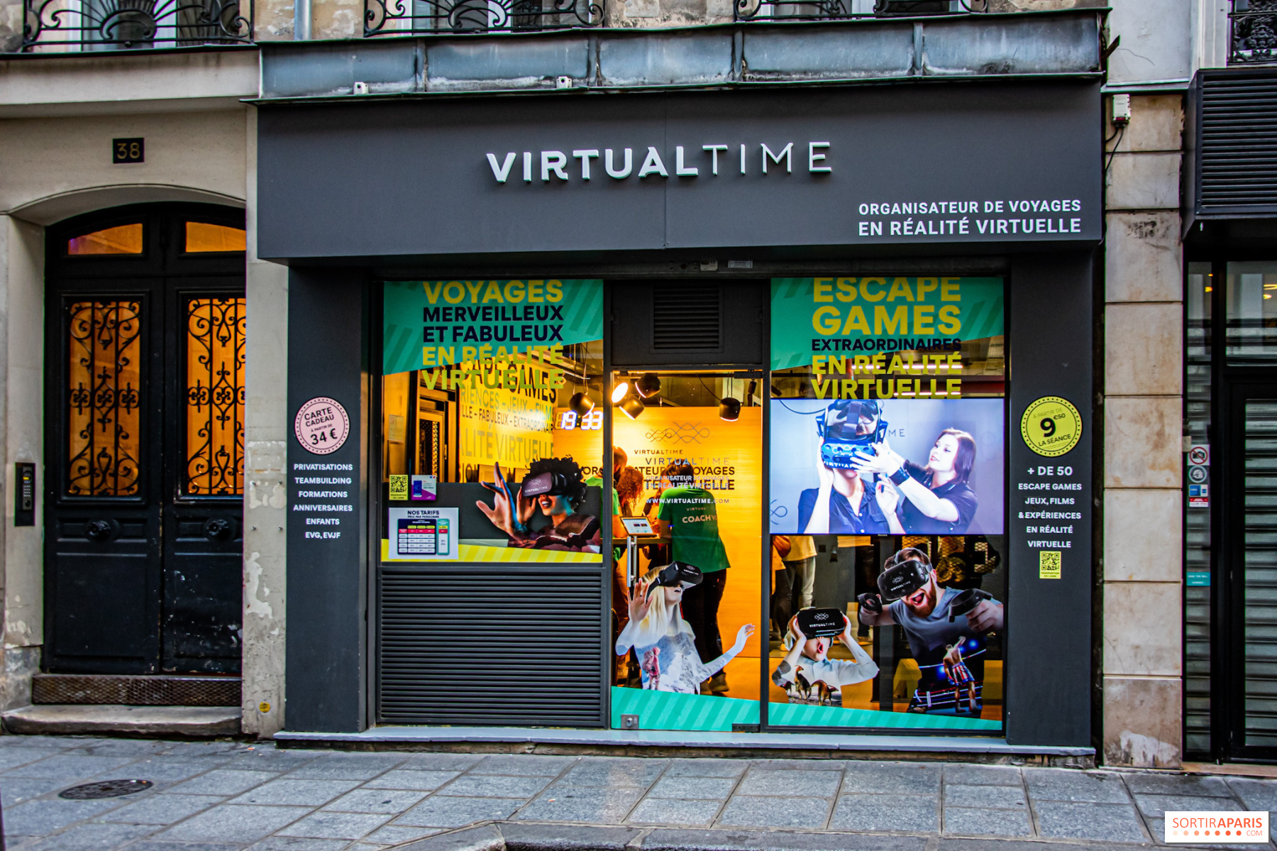 Paris 2024: Virtual Reality Animation of the Olympic Games in VirtualTime
