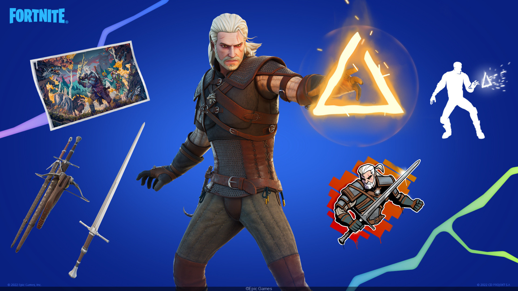 Fortnite: скин Геральта из Рива (The Witcher) доступен, как его получить? -  Sortiraparis.com