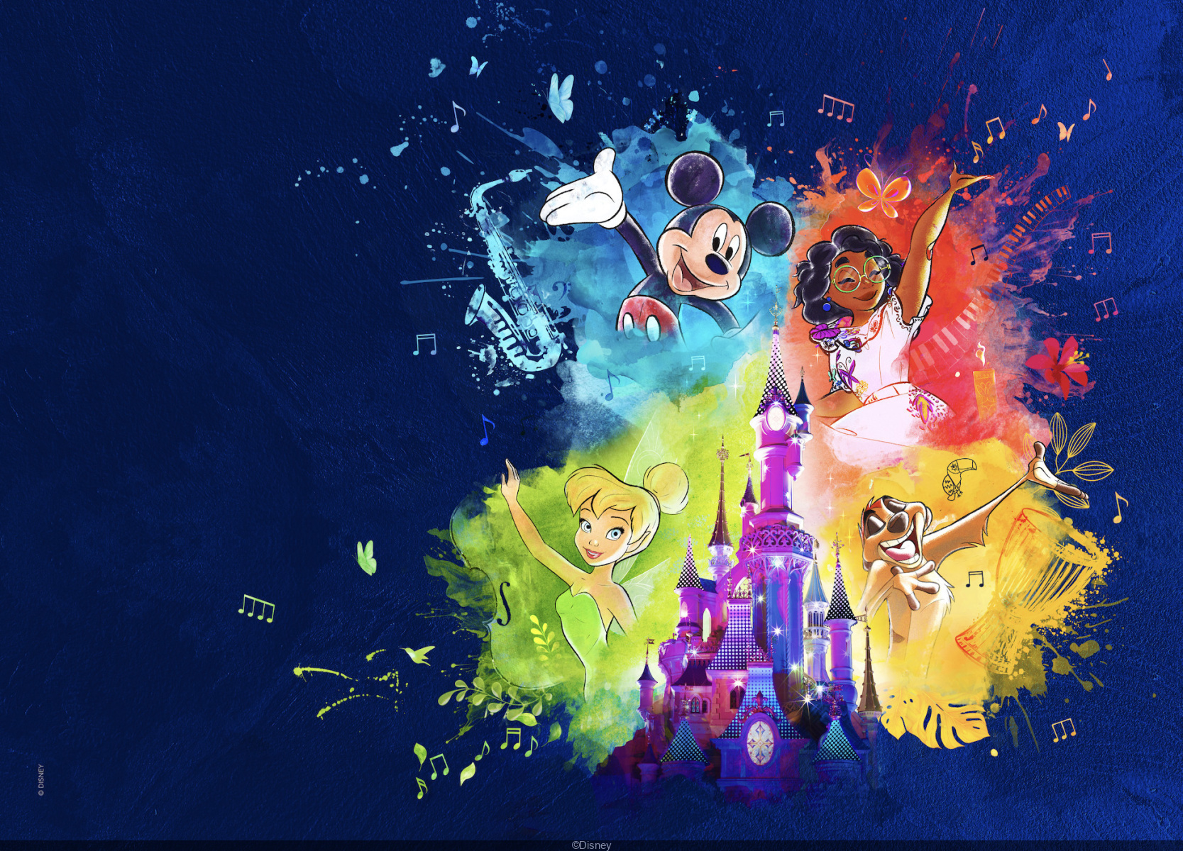 Disneyland Paris Disney Symphony Of Colours Puiston Uusi