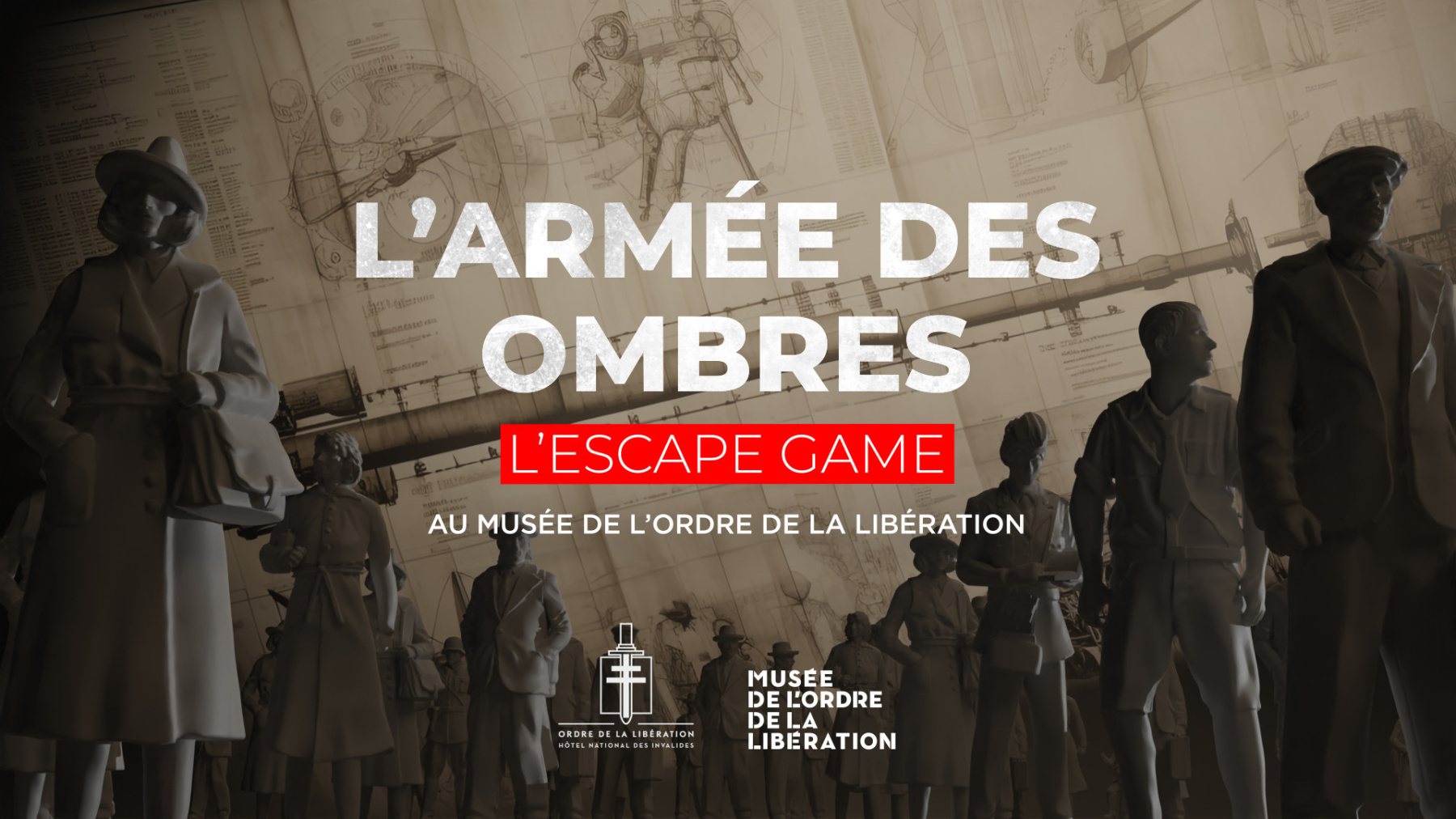 Jogo de fuga L'Armée des Ombres no Museu da Ordem da Libertação 