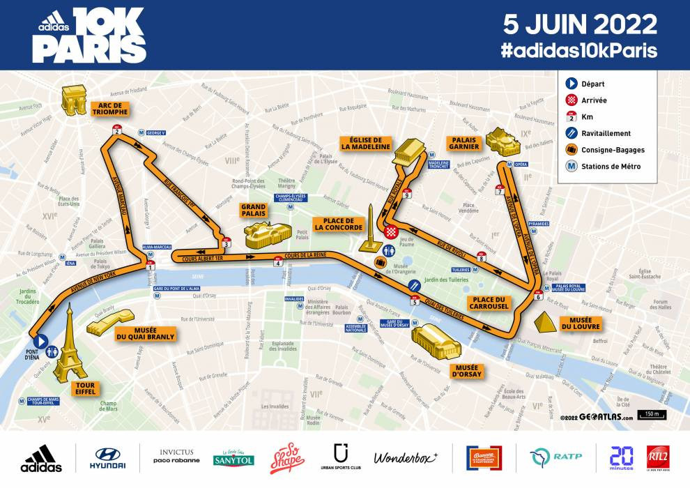 10 km de Paris 2022: win your bib for the 10km around Paris landmarks - Sortiraparis.com