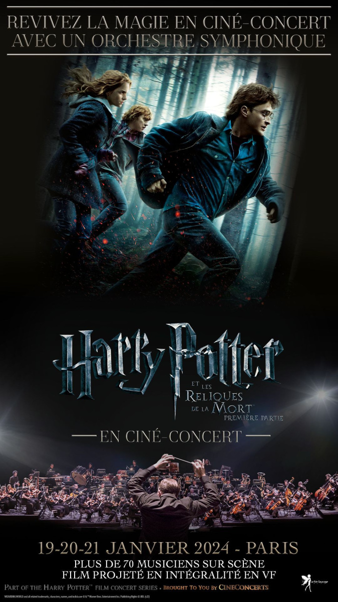 Harry Potter och Dödsrelikerna del 1: Filmkonsert på Palais des Congrès i  Paris 