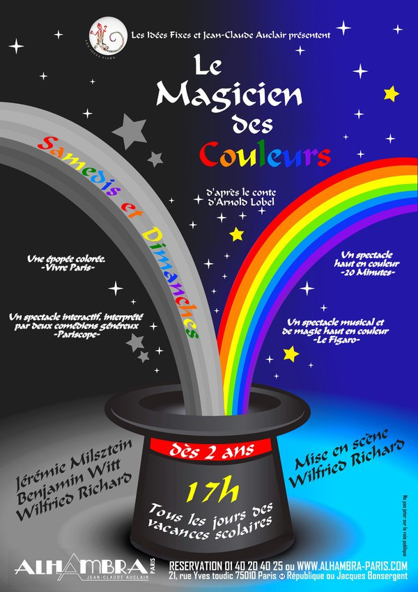 Livre enfants: Le magicien des couleurs (école des loisirs