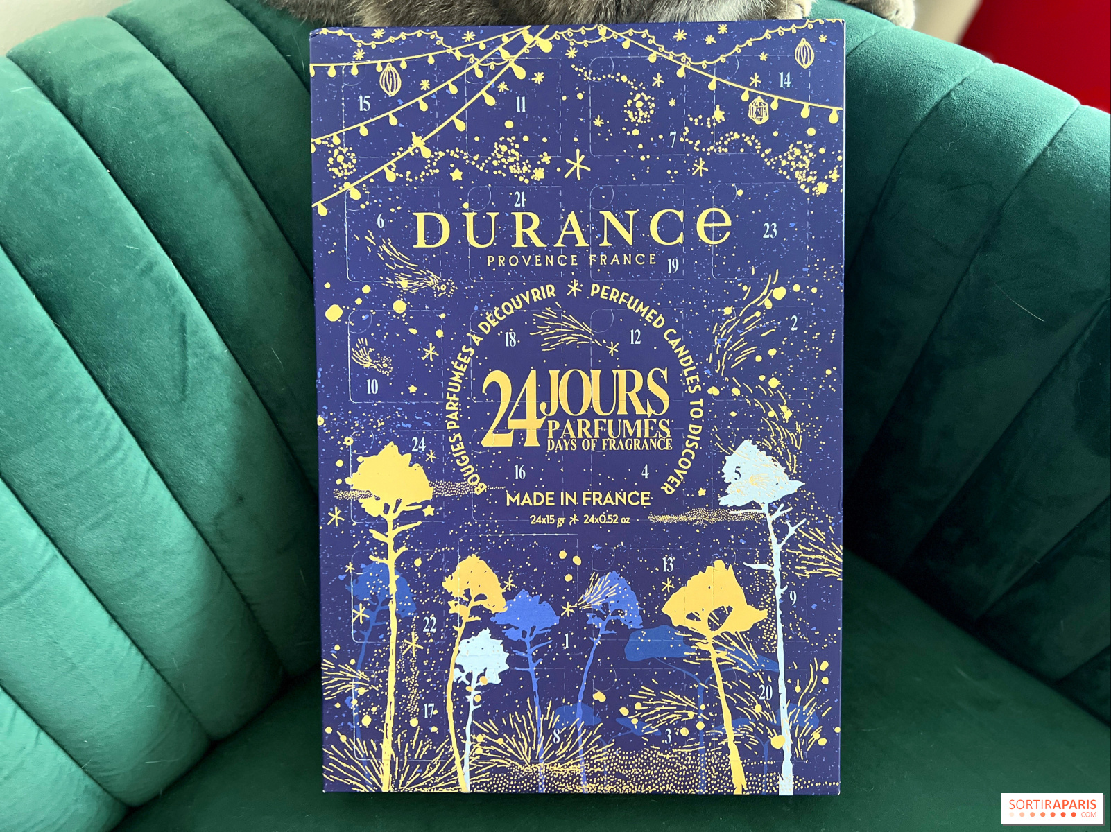 The Durance 2023 Advent calendar, a farandole of scented candles
