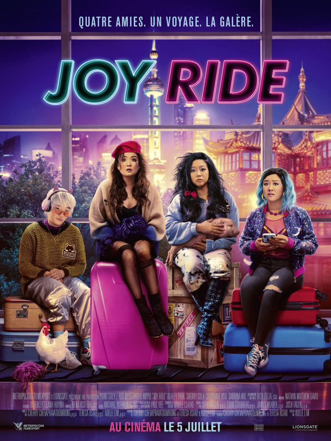 Joy Ride, the comedy starring Ashley Park (Emily in Paris