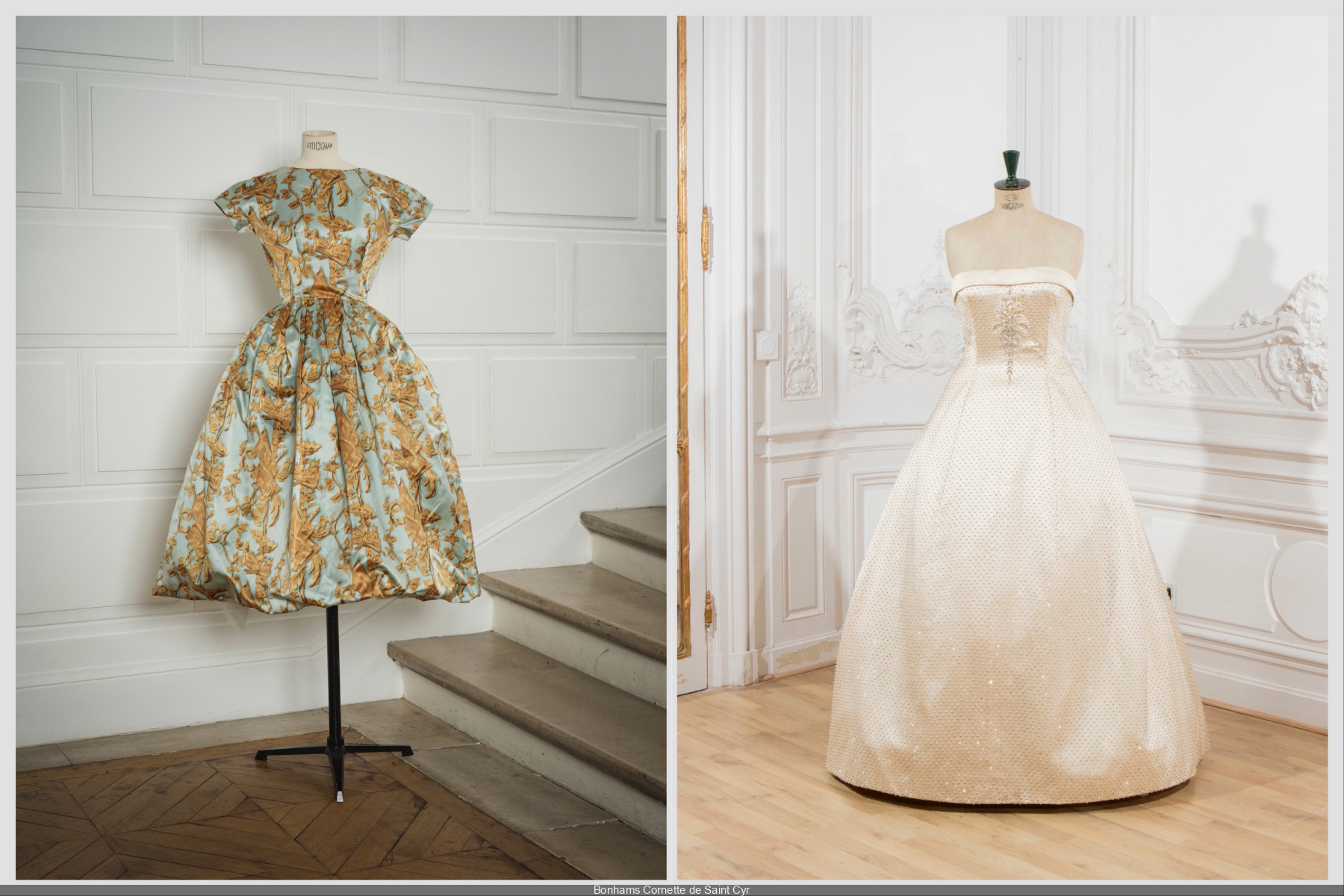 Une sublime exposition Haute Couture gratuite dans une maison de vente prestigieuse à Paris