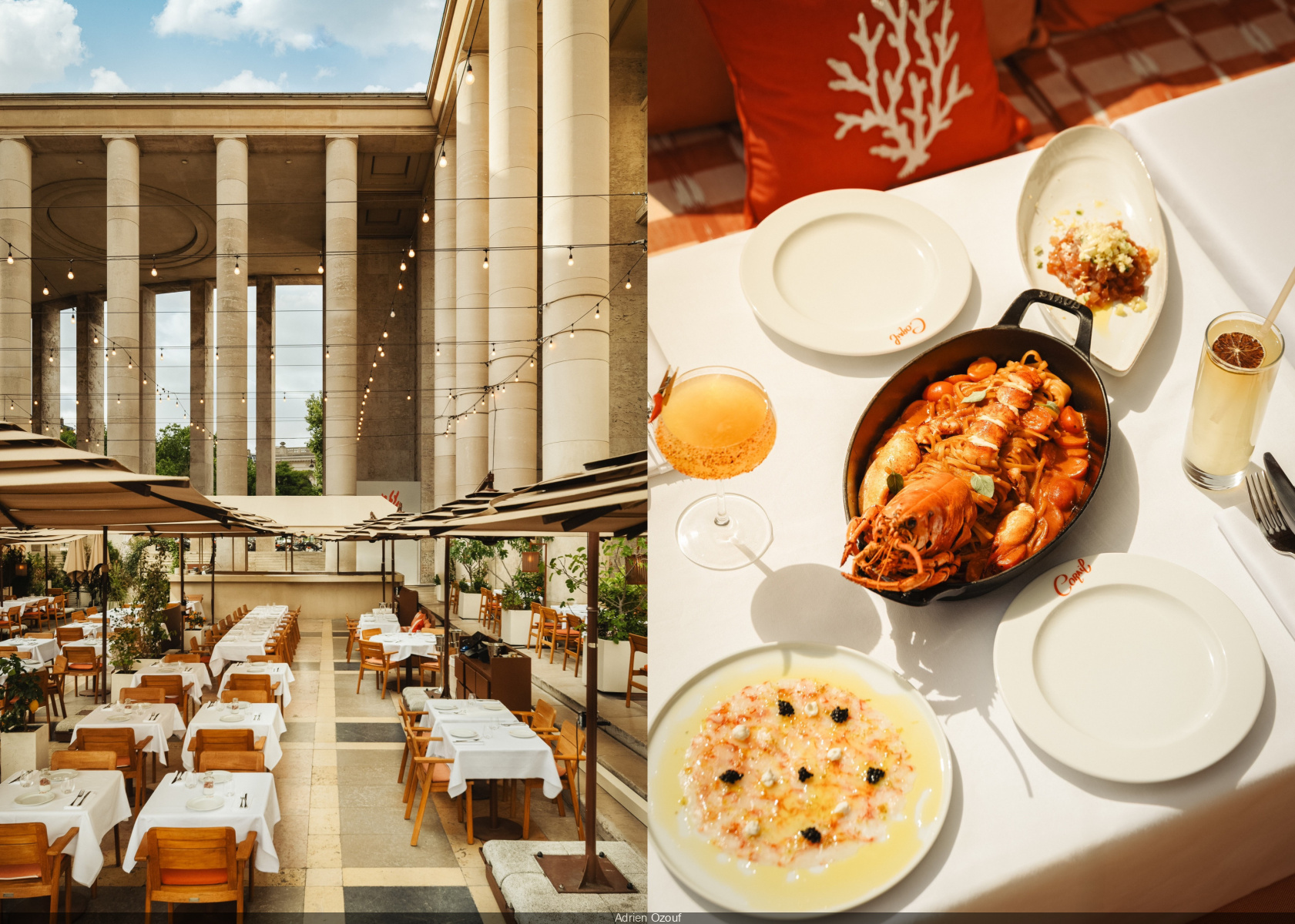 Corail: the new xxl ephemeral terrace restaurant at the foot of the musée d'art moderne in paris