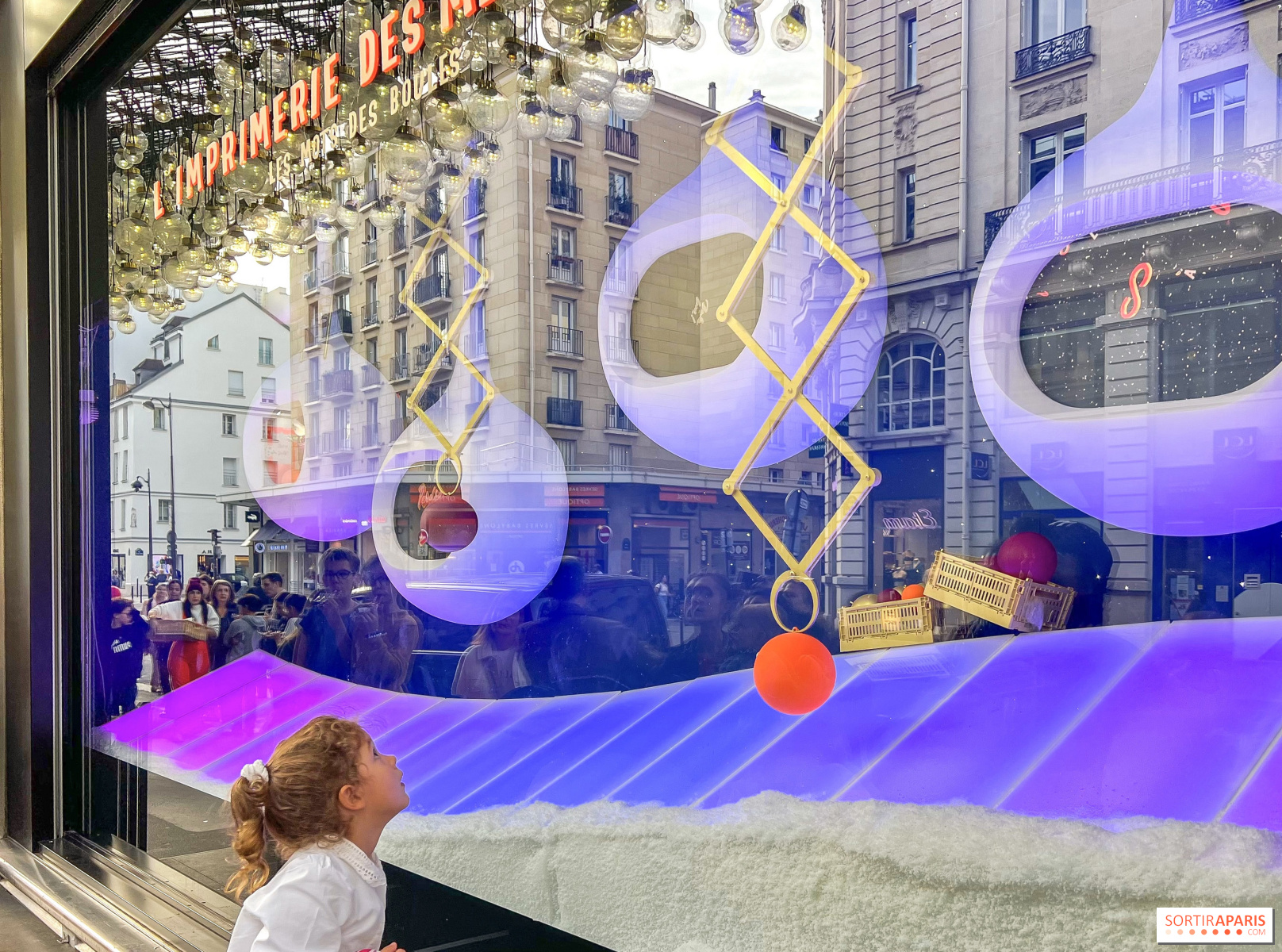 The Christmas Showcase in Department Store Le Bon Marche. Editorial Stock  Image - Image of enjoying, people: 63012959