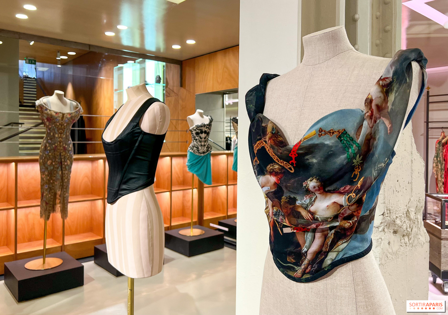 Vivienne Westwood's subversive corsets are on display in Paris