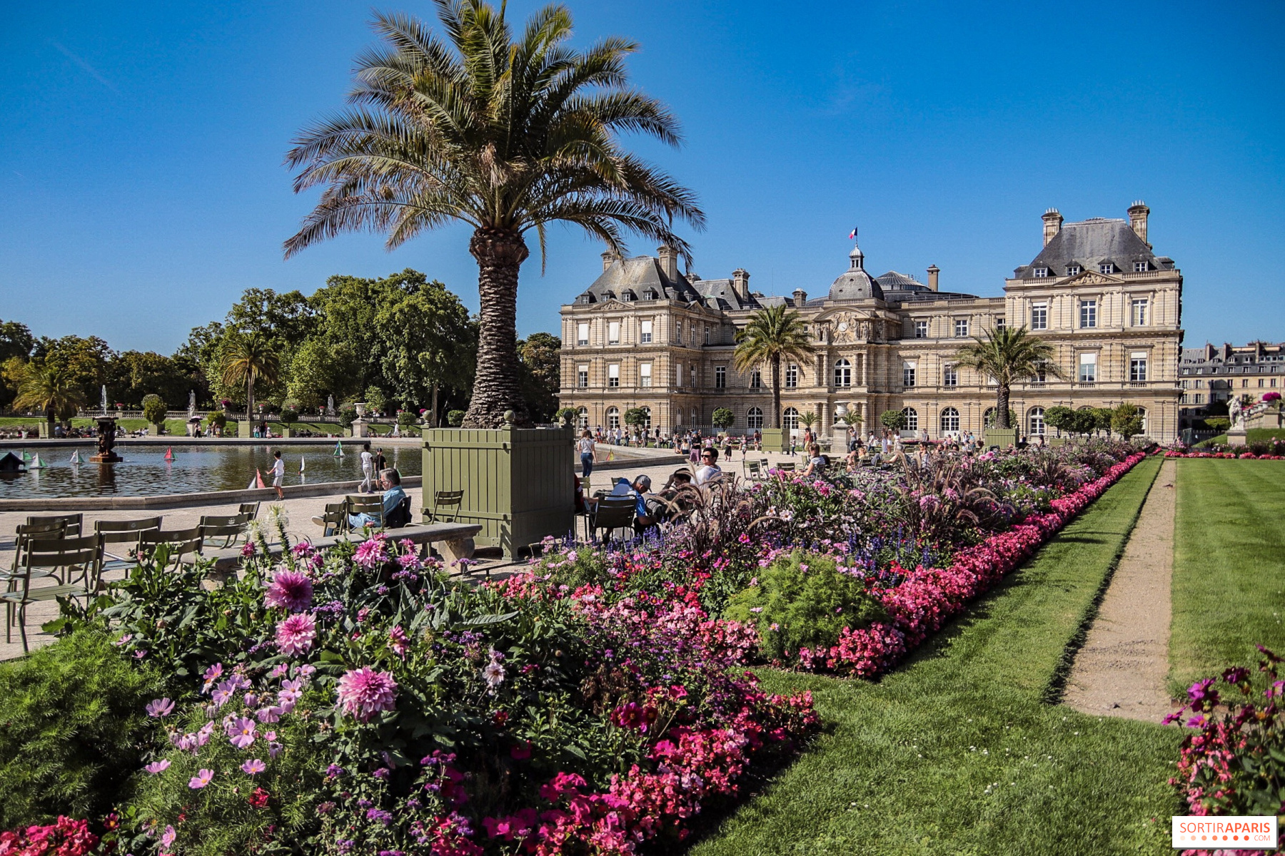 tour jardin du luxembourg km