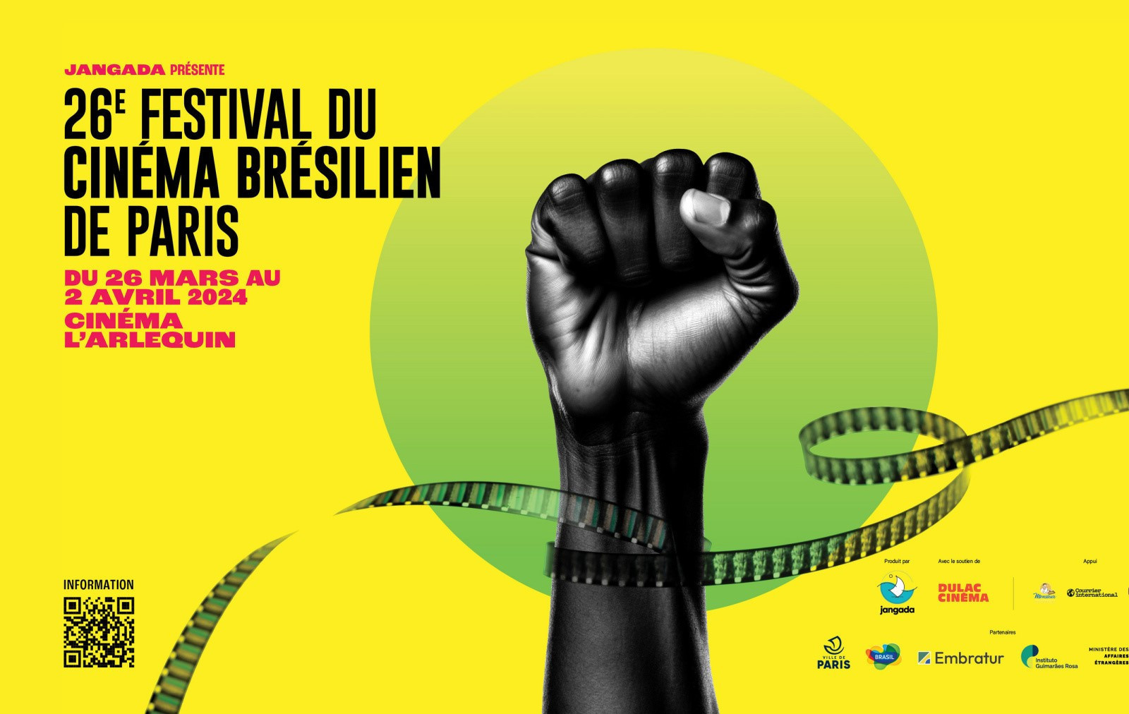 O Festival de Cinema Brasileiro de Paris comemora sua 26ª edição!