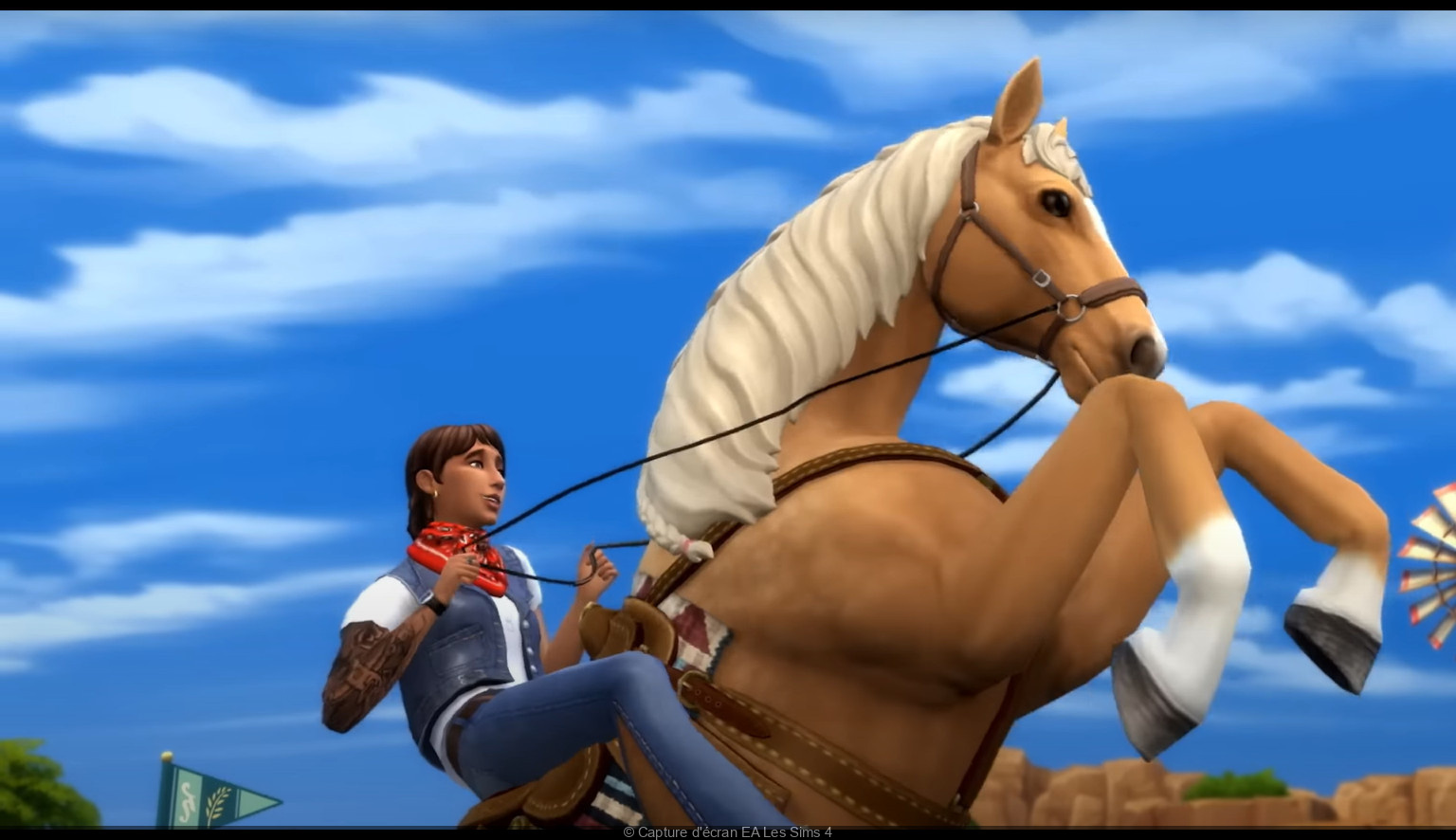 Sims 4 Жизнь на ранчо: ковбои и лошади понеслись полным ходом в пакете расширения - Sortiraparis.com