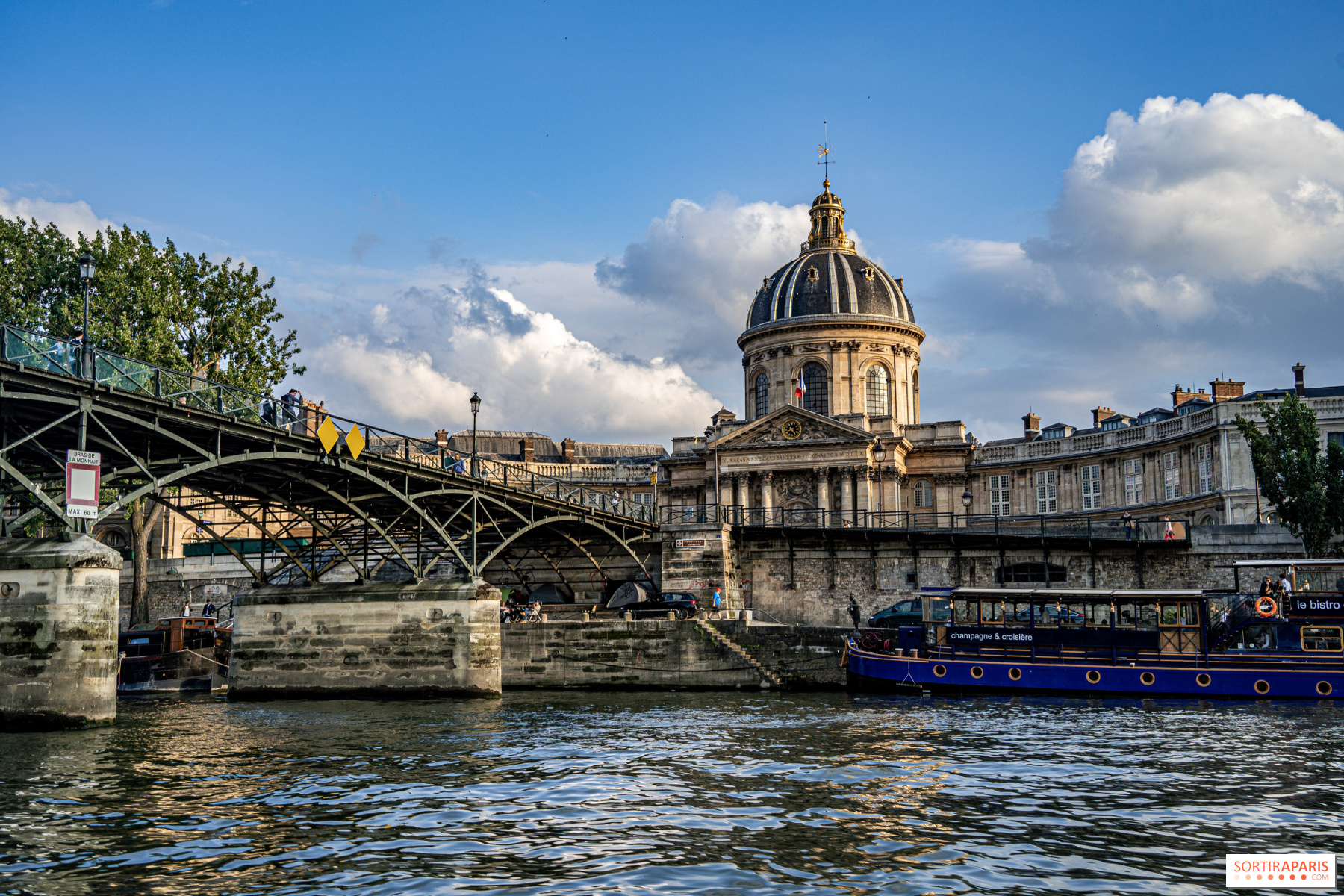 Paris: listed as historic monument, the Pont des Arts will be