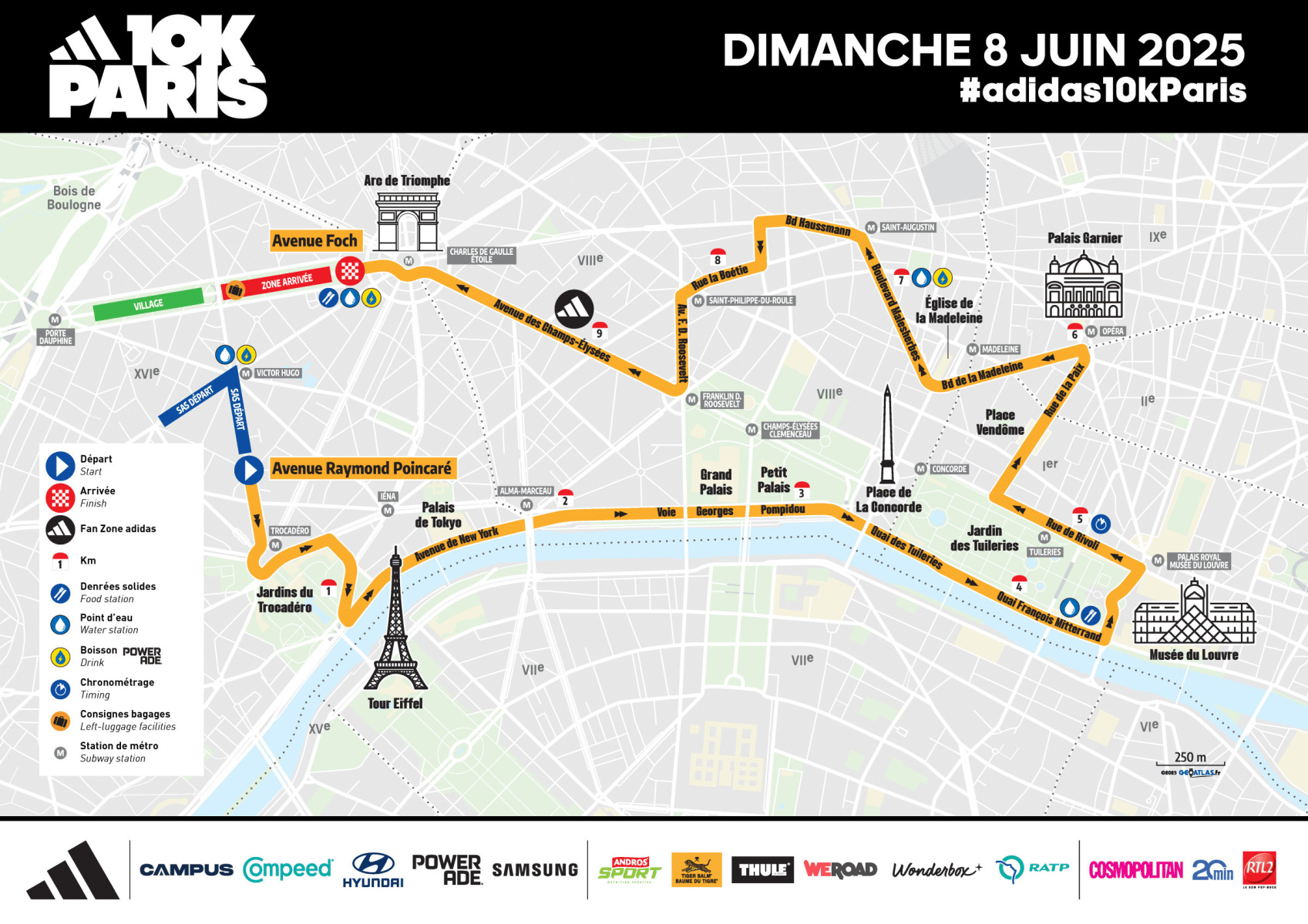 10k de Paris: ograniczenia ruchu w Paryżu w niedzielę 8 czerwca 2025 r.