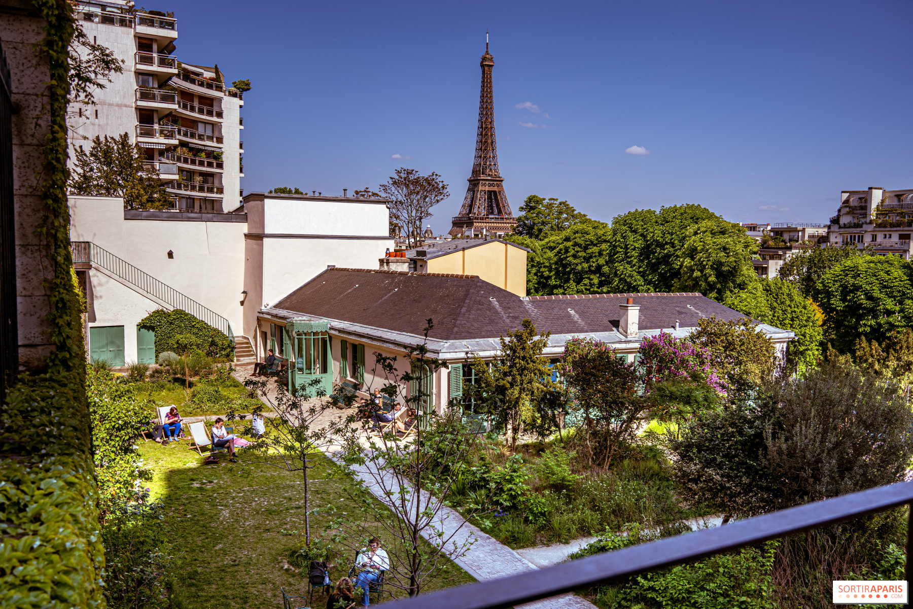 Balzac's House and its confidential garden with views on the Eiffel Tower -  Sortiraparis.com