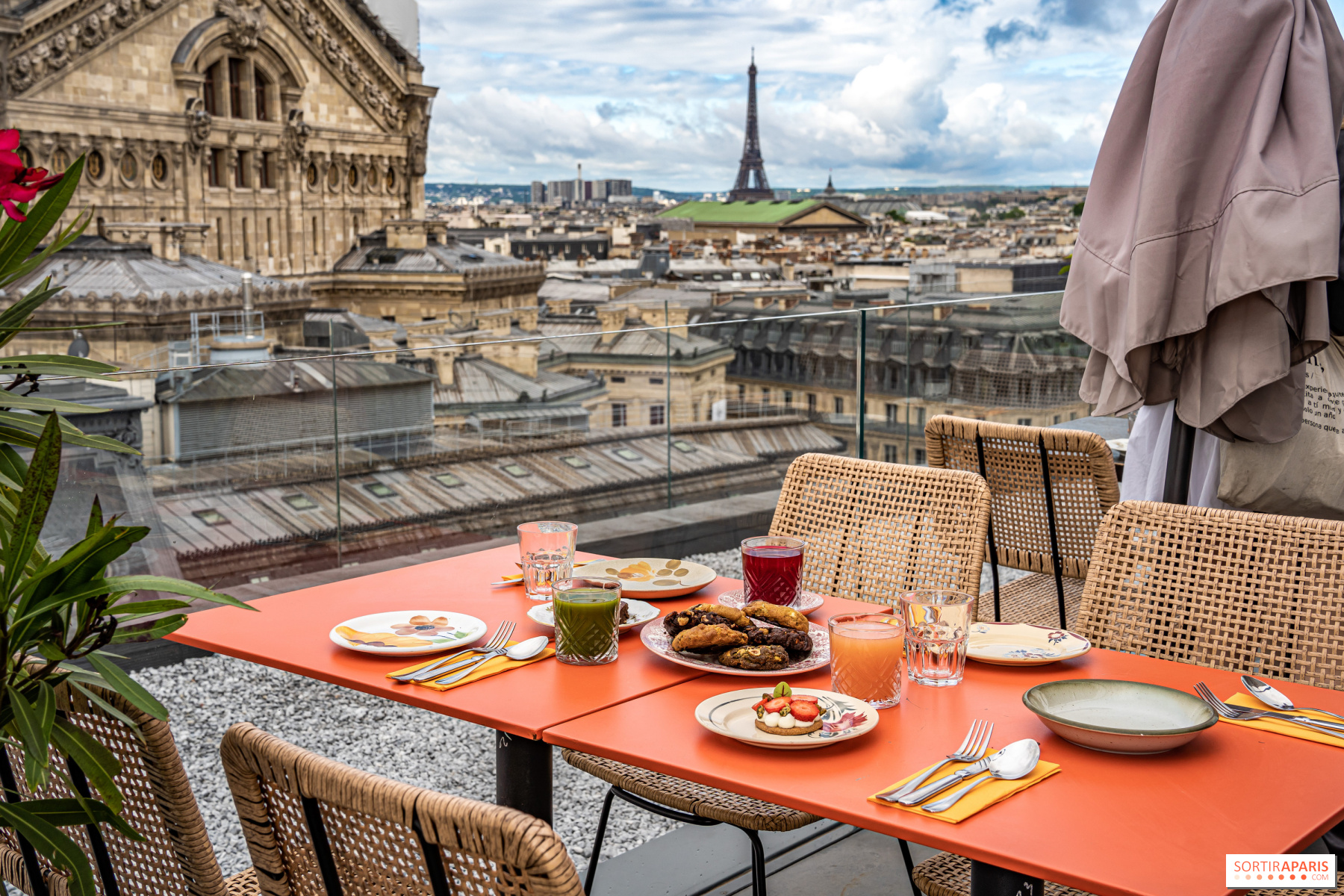 Secret Paris: Free Views from Galleries Lafayette Rooftop, La Terrasse -  PhilaTravelGirl