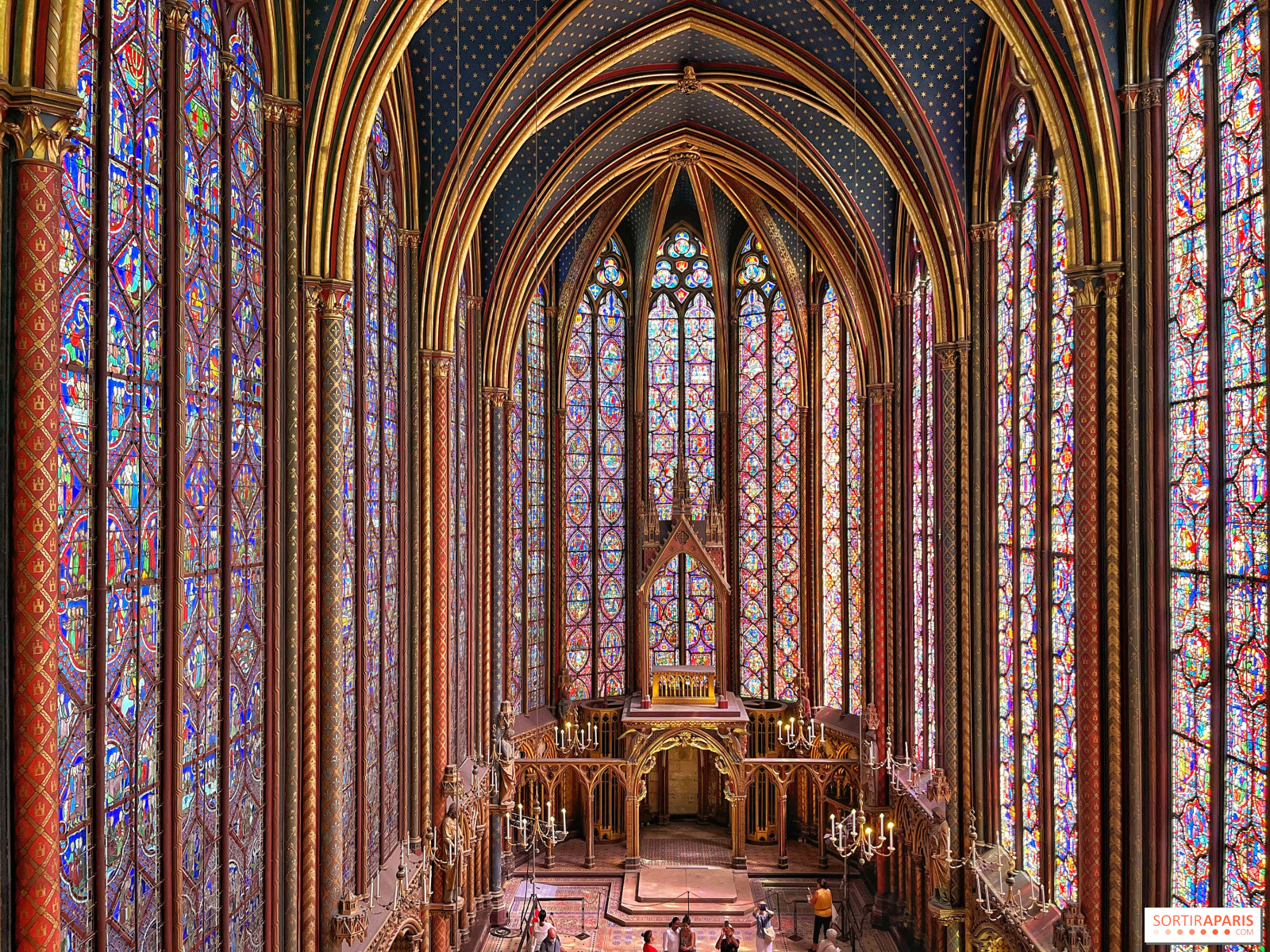 gothic cathedrals stained glass windows