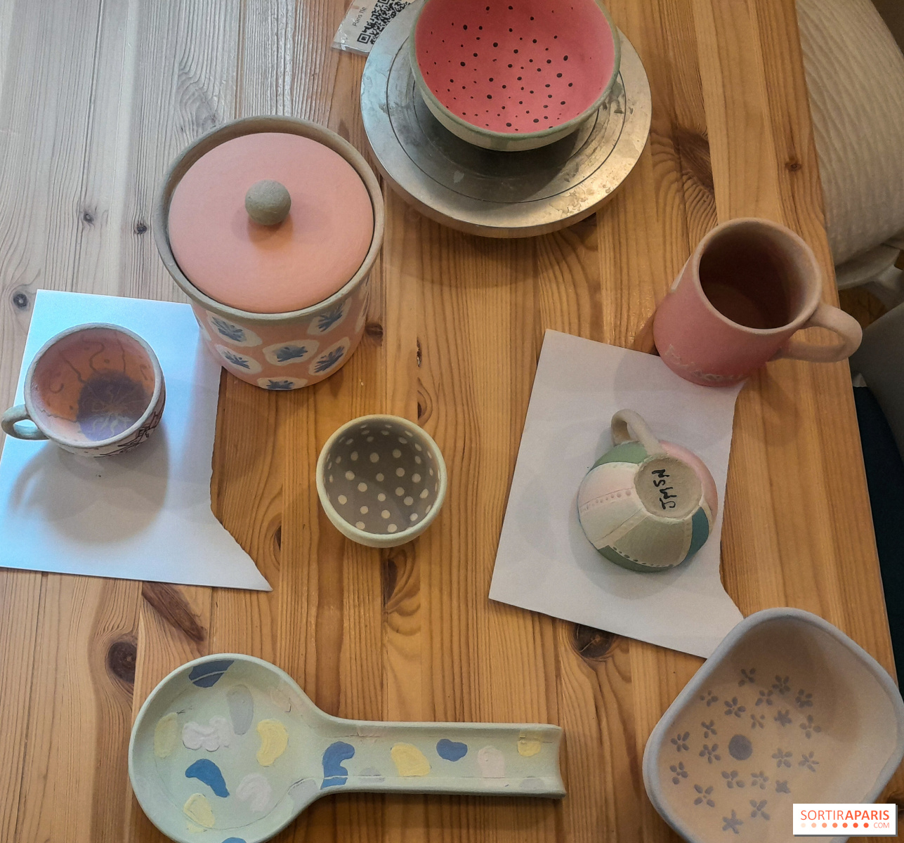 Peinture sur céramique - Tasse à café à décorer – Céramicafé Geneviève