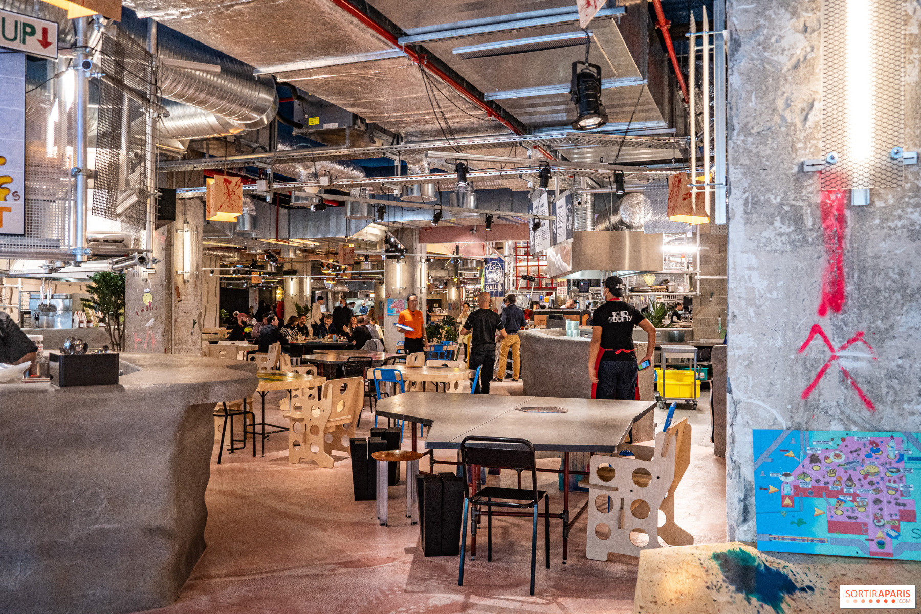 Food Courts the trendy venues of the Paris region