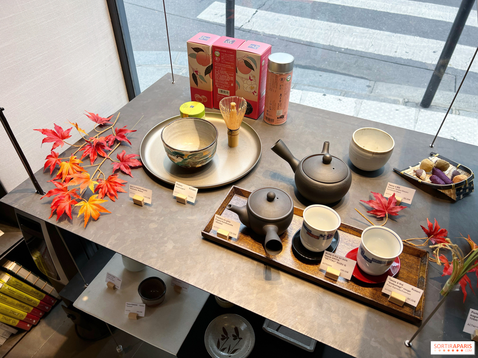 Boites à thé japonaises de Kyoto
