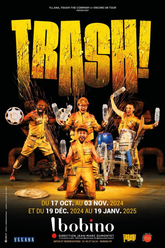 TRASH!, spectacle de percussions engagé au Bobino